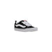 Black and White Vans sneaker displayed for the Vans Black and White Sneaker product listing