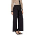 Elegant Black Flared Trousers featuring a stylish wide-leg design for versatile outfits