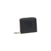 Black Zippered Wallet featuring a sleek design and durable zipper closure