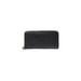 Black zippered wallet showcasing a sleek design and durable construction