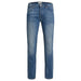 Jack & Jones Blue Men’s Jeans with Worn Out Effect in stylish blue denim fabric