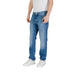 Blue denim jeans for men displayed on a product page showing men’s fashion clothing