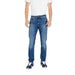 Blue denim jeans displayed on a product page for men’s casual wear