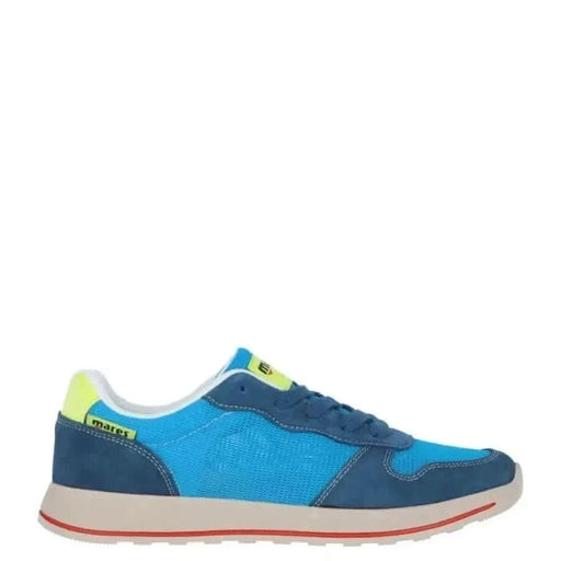 Baskets de sport bleues et marines avec des accents jaune fluo de Mares Hommes Sneakers