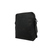 Sac bandoulière Boss Men en polyester noir texturé, fermeture éclair et bandoulière réglable L16 x H20 cm