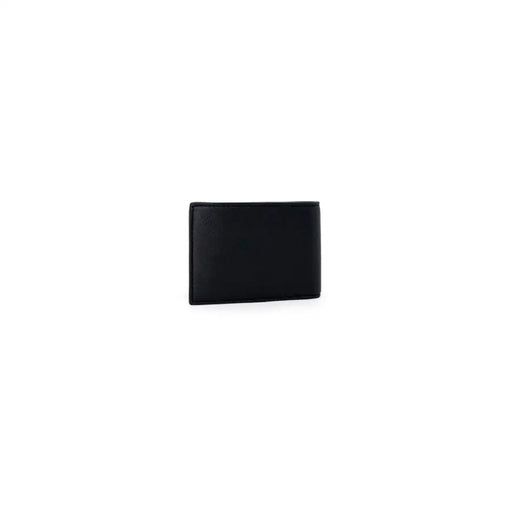 Black leather bi-fold wallet from Boss Men Fall Winter collection displayed on a white background