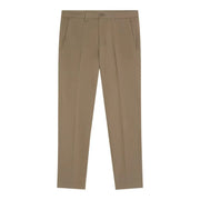 Boss men trousers beige chino trousers with sleek tailored fit and subtle pleats down the front