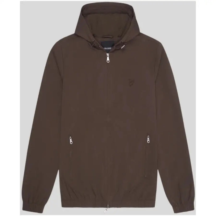 Brown hooded jacket from Lyle & Scott Green Hooded Blazer All Seasons collection