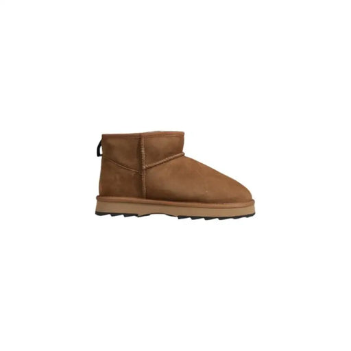 Brown suede ankle boot displayed in the Brown Suede Ankle Boot product image