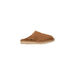 Brown suede UGG slipper featured in Mens Ugg Beige Leather Slippers collection