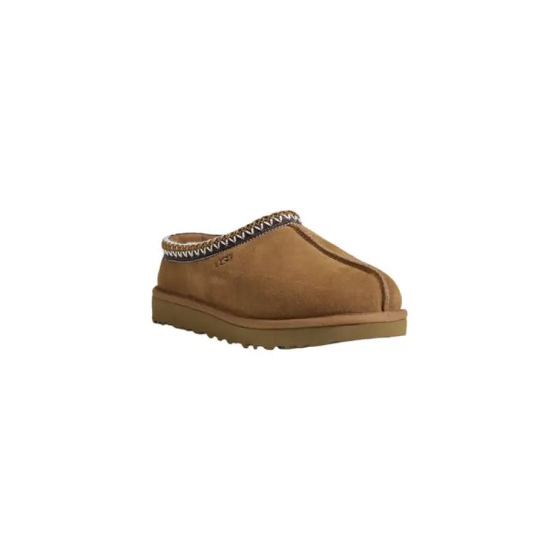 Brown UGG slipper displayed in a product listing