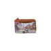 Brown wallet featuring a Paris scene, part of the Beige City Scene Coin Purse collection
