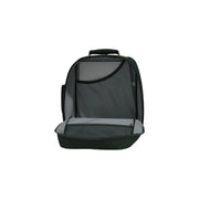 Sac à dos noir pour ordinateur portable avec compartiments en filet gris de Cabin Zero pour homme, modèle classique 28 L, en polyester vert.
