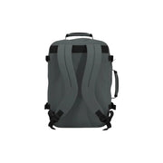 Sac de voyage classique Cabin Zero pour homme, style polochon, gris foncé, avec sangles noires et top poignée en polyester gris 44 l