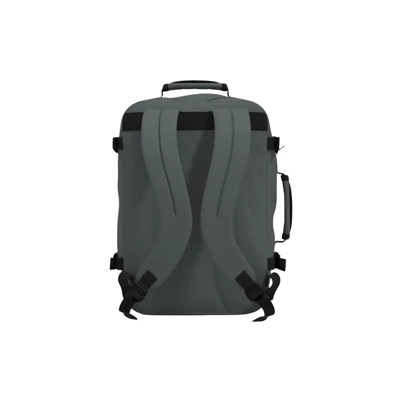 Sac de voyage classique Cabin Zero pour homme, style polochon, gris foncé, avec sangles noires et top poignée en polyester gris 44 l