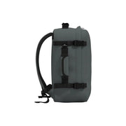 Sac à dos imperméable classique pour homme Cabin Zero gris, avec bretelles noires et extérieur en polyester résistant, capacité de 44 L