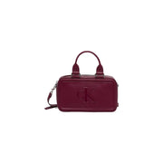 Calvin Klein Sac à main beige zippé pour femme avec logo CK, 22 x 12,5 x 7 cm