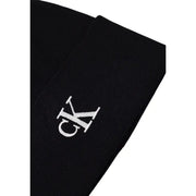 Black calvin klein ck logo t-shirt with white lettering and design.