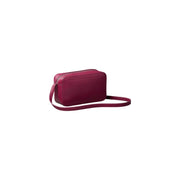 Calvin Klein Sac bandoulière zippé en polyuréthane bordeaux et cuir bordeaux