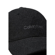 Calvin Klein Casquette noire pour homme avec logo brodé discret, vue de face