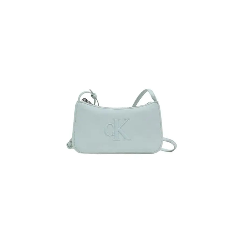 bleu clair Calvin Klein Sac bandoulière avec logo en relief et bandoulière