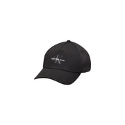 Black calvin klein baseball cap with white logo.