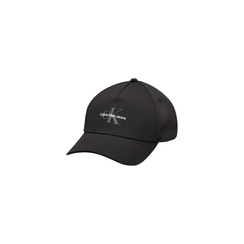 Black calvin klein baseball cap with white logo.