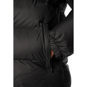 Calvin Klein Jeans Veste noire pour homme avec empiècements matelassés et poche zippée, vue de face