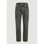 Calvin Klein Jeans Jean en denim gris foncé pour homme, coupe droite et design classique à cinq poches