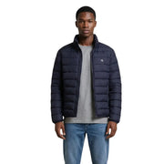 polyester matelassé bleu marine Calvin Klein Jeans Veste zippée pour homme avec petit logo CK sur la poitrine gauche, taille L