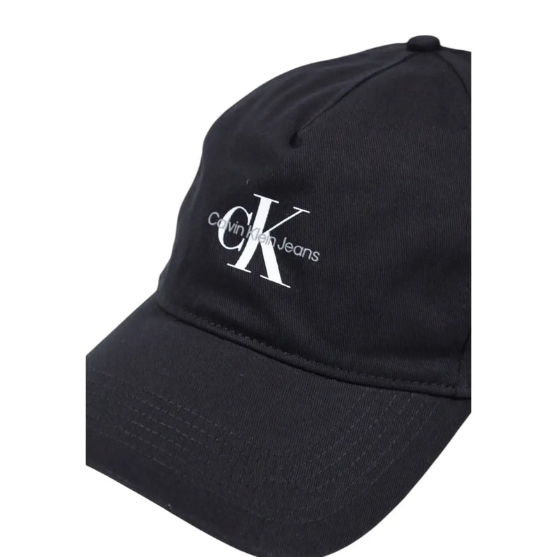 Noir Calvin Klein Jeans Casquette de baseball homme en coton avec logo brodé blanc et fermeture à boucle réglable