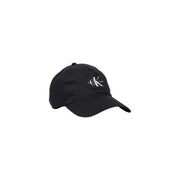 Casquette de baseball Calvin Klein Jeans pour homme, en coton noir, avec logo brodé blanc et boucle réglable.
