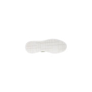 Calvin Klein Jeans Baskets homme en cuir blanc avec semelle en caoutchouc blanc à motif quadrillé, idéales pour l'automne et l'hiver.