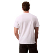 Calvin klein jeans men t shirt white cotton crew neck short sleeve casual wear