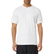 Calvin Klein Jeans pull blanc pour homme t-shirt avec un petit logo brodé sur la poitrine gauche