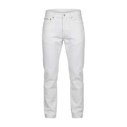 Calvin Klein Jeans Pantalon homme blanc slim-fit en denim classique à la coupe épurée