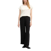 Calvin Klein Jeans black wide-leg trousers with relaxed silhouette