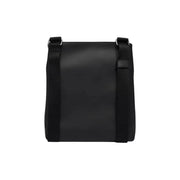 Calvin Klein Sac bandoulière homme en polyuréthane noir, au design minimaliste et élégant, avec bandoulière robuste (19 x 21 x 4 cm).