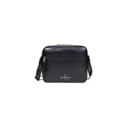 Calvin Klein Sacoche pour ordinateur portable homme en toile noire avec logo audacieux, design minimaliste élégant et logo discret sur le devant
