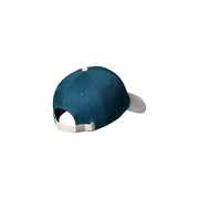 Calvin Klein Casquette homme turquoise et grise avec bouton blanc, 100 % coton, taille unique.