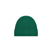 Bonnet Calvin Klein pour homme, vert côtelé, à revers, en viscose mélangée, accessoire automne-hiver