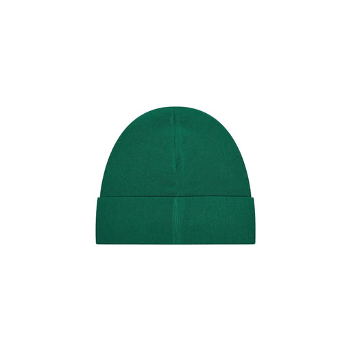Bonnet Calvin Klein pour homme, vert côtelé, à revers, en viscose mélangée, accessoire automne-hiver