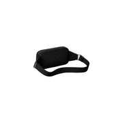 Calvin Klein Sac banane noir perforé pour homme, en polyuréthane texturé avec finitions minimalistes argentées.