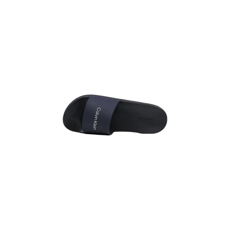 Noir Calvin Klein Sandales à enfiler pour homme, au design minimaliste et au logo discret sur la bride en polyuréthane HM0HM02107