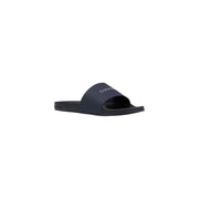 Calvin Klein Sandales à enfiler pour homme en polyuréthane noir, au design minimaliste et ornées d'un logo blanc discret sur la bride.