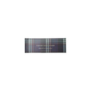 Calvin Klein men socks 3 pack black cotton stripe with Tommy Hilfiger plaid pattern in gray green and red