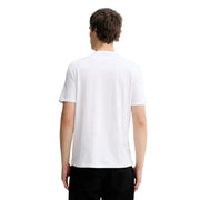 Calvin Klein hommes t-shirt coton blanc, col rond simple et manches courtes pour une tenue décontractée