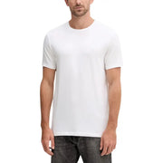 Calvin Klein hommes t-shirt Tissu en coton blanc à col rond, idéal pour les vêtements décontractés