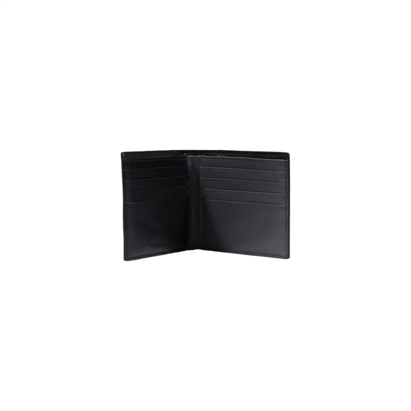 Calvin Klein Portefeuille homme en cuir noir avec plusieurs emplacements pour cartes et un design minimaliste et élégant pour un usage quotidien