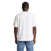 T-shirt Calvin Klein pour homme, blanc, en coton, col rond, manches courtes et tissu doux, idéal pour une tenue décontractée.